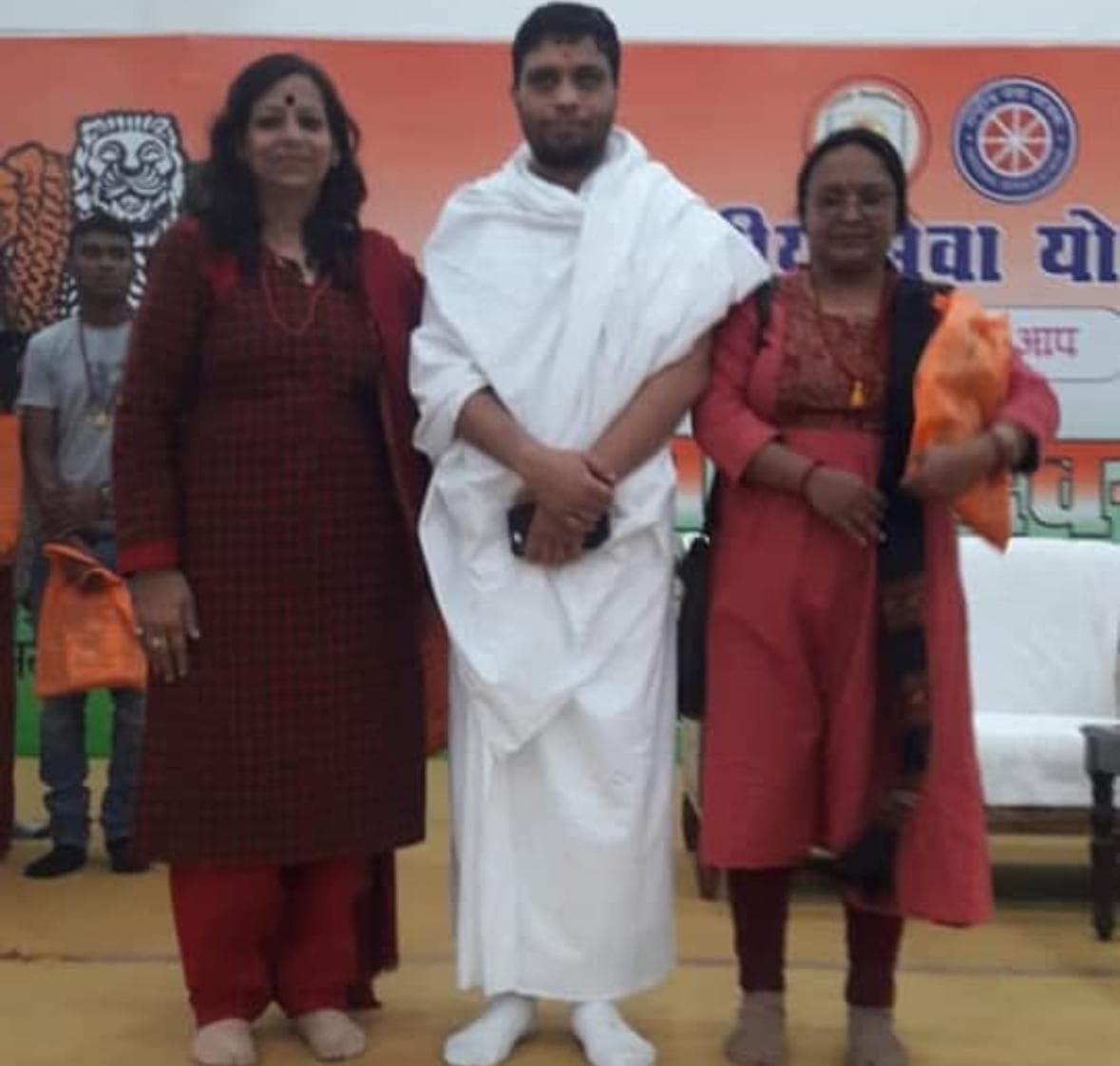 With Guruji — Dr. Kiran Jaitley