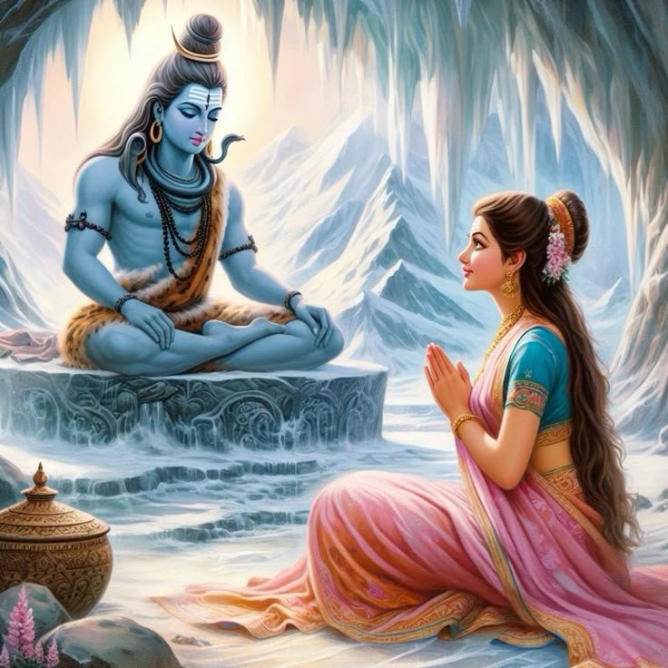 Shiv and Parvati Shringar